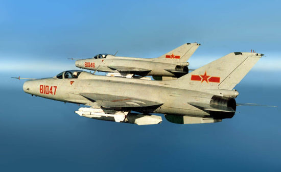 我空軍裝備的殲-7系列戰(zhàn)斗機(jī)
